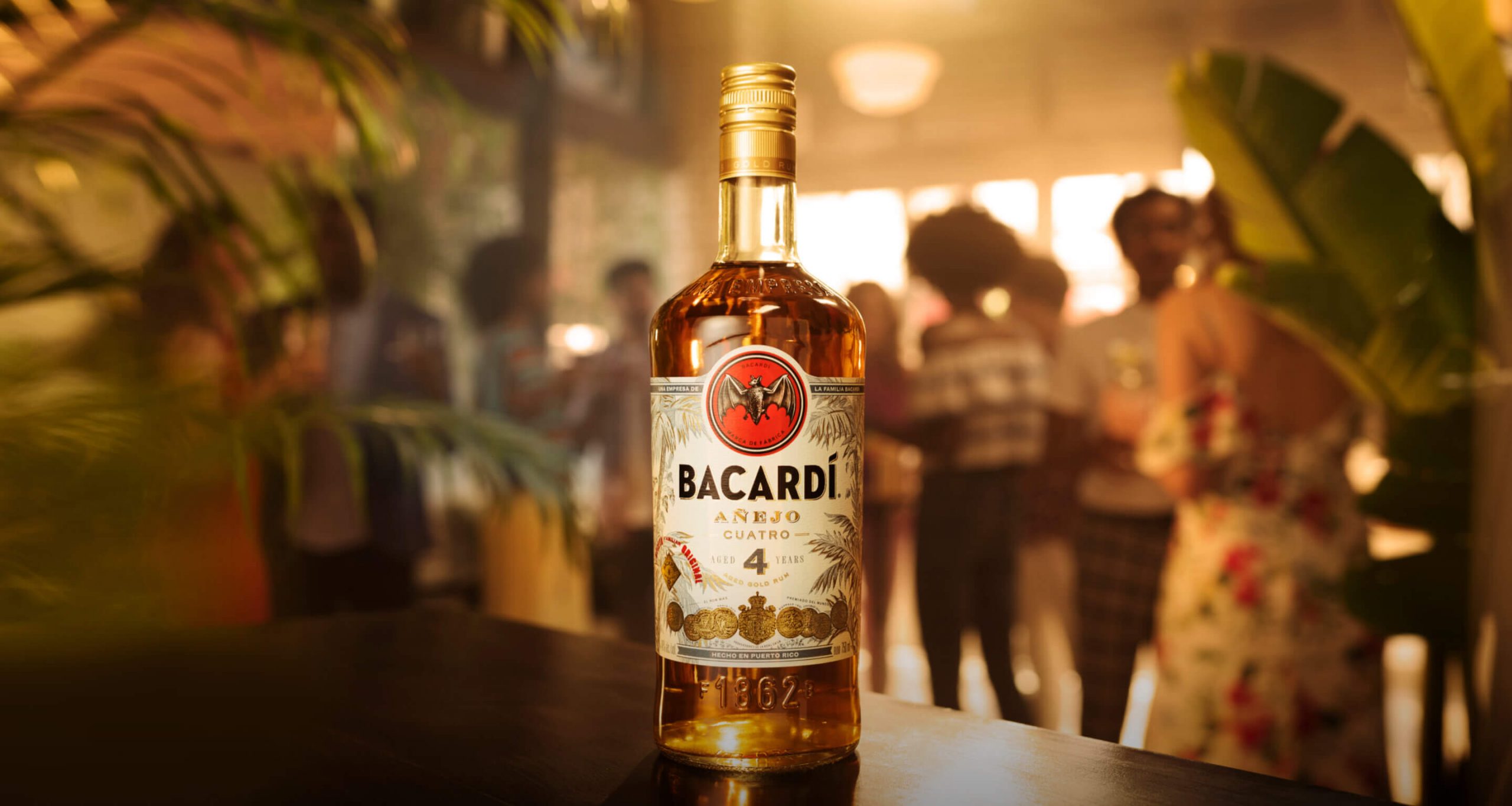 Bacardi 2er Set Anejo Cuatro 2x 0,7L (40% Vol)- [Enthält Sulfite]