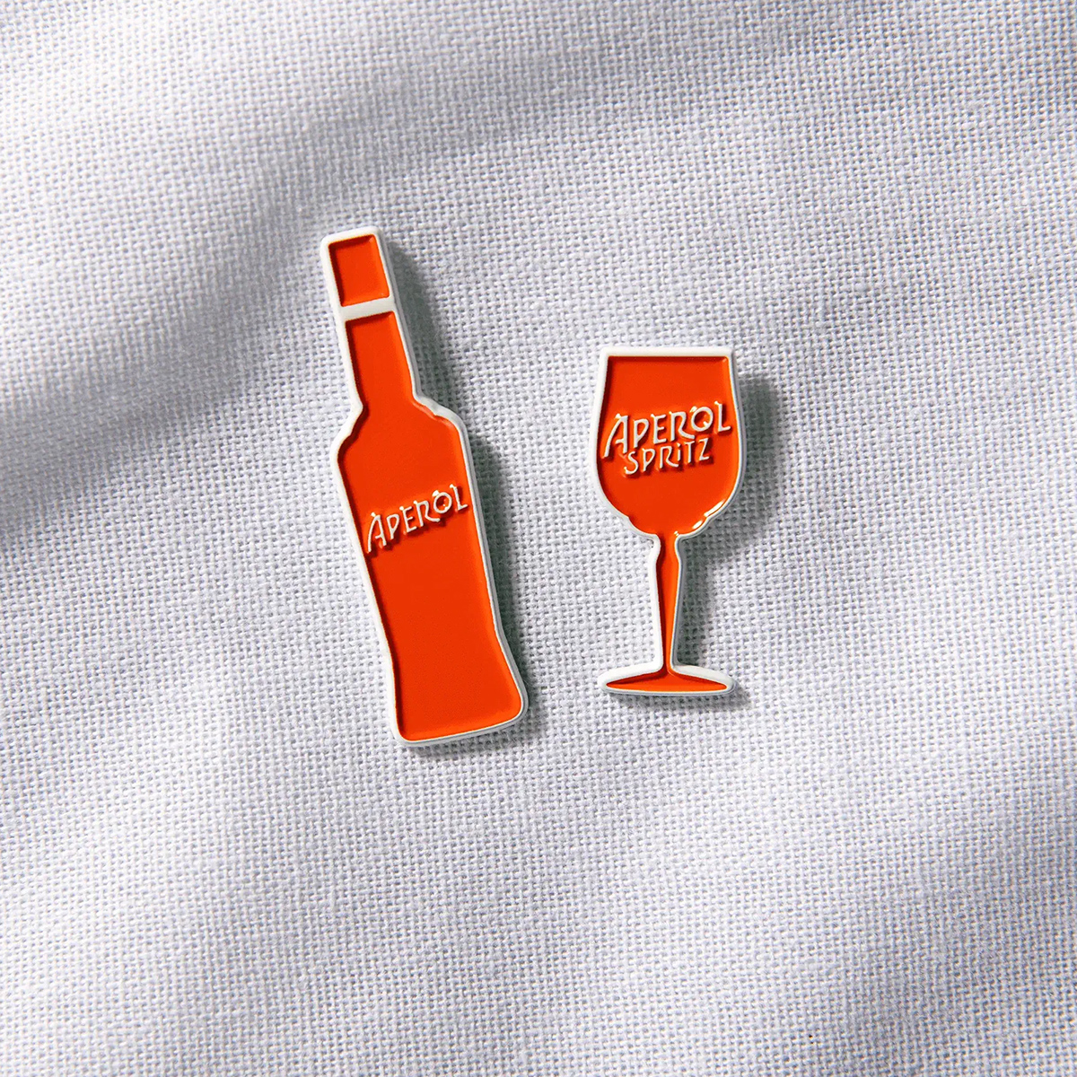 Aperol Spritz Pin 2er Set - Kultige Anstecker