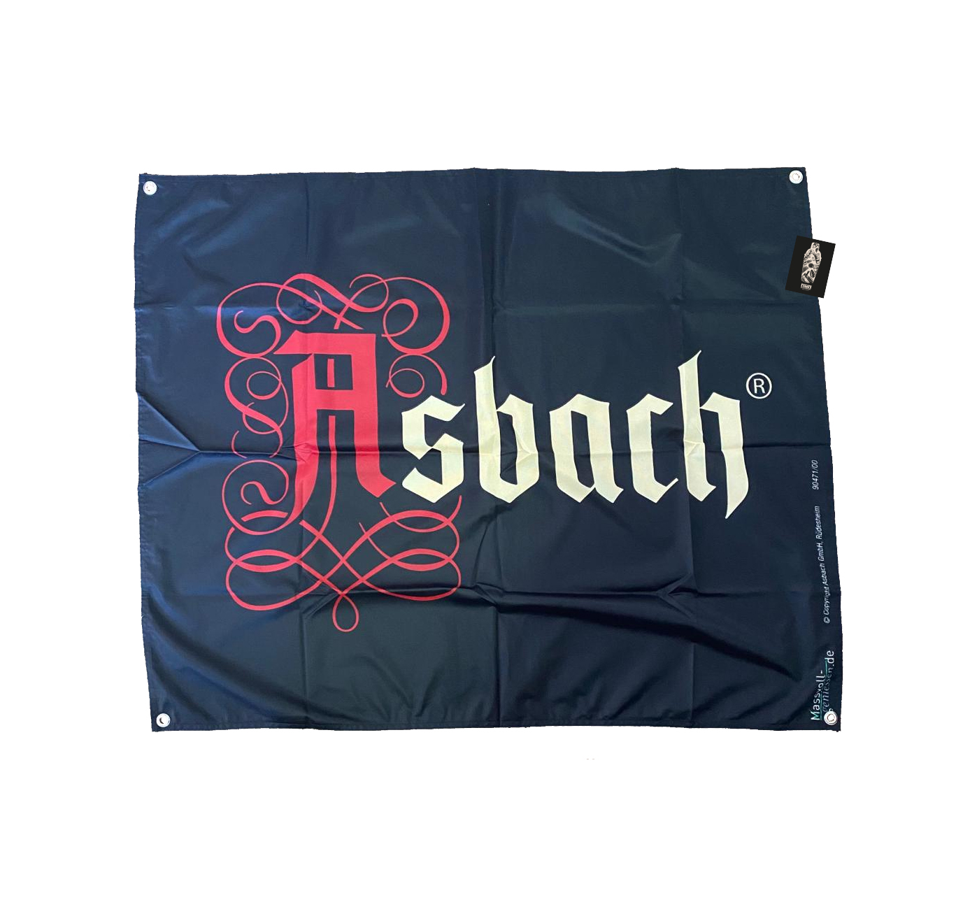 Asbach Banner Fahne Flagge Maße: 95 x 78 cm Material: Polyester inkl. Mixcompany Postkarte