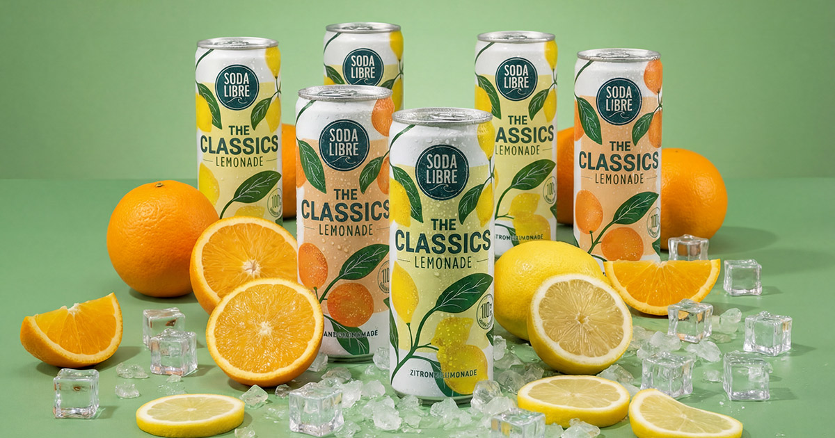Lemonade Soda Libre The Classics Lemonade Zitronenlimonade 12 x 330 ml Dose inkl. Pfand EINWEG