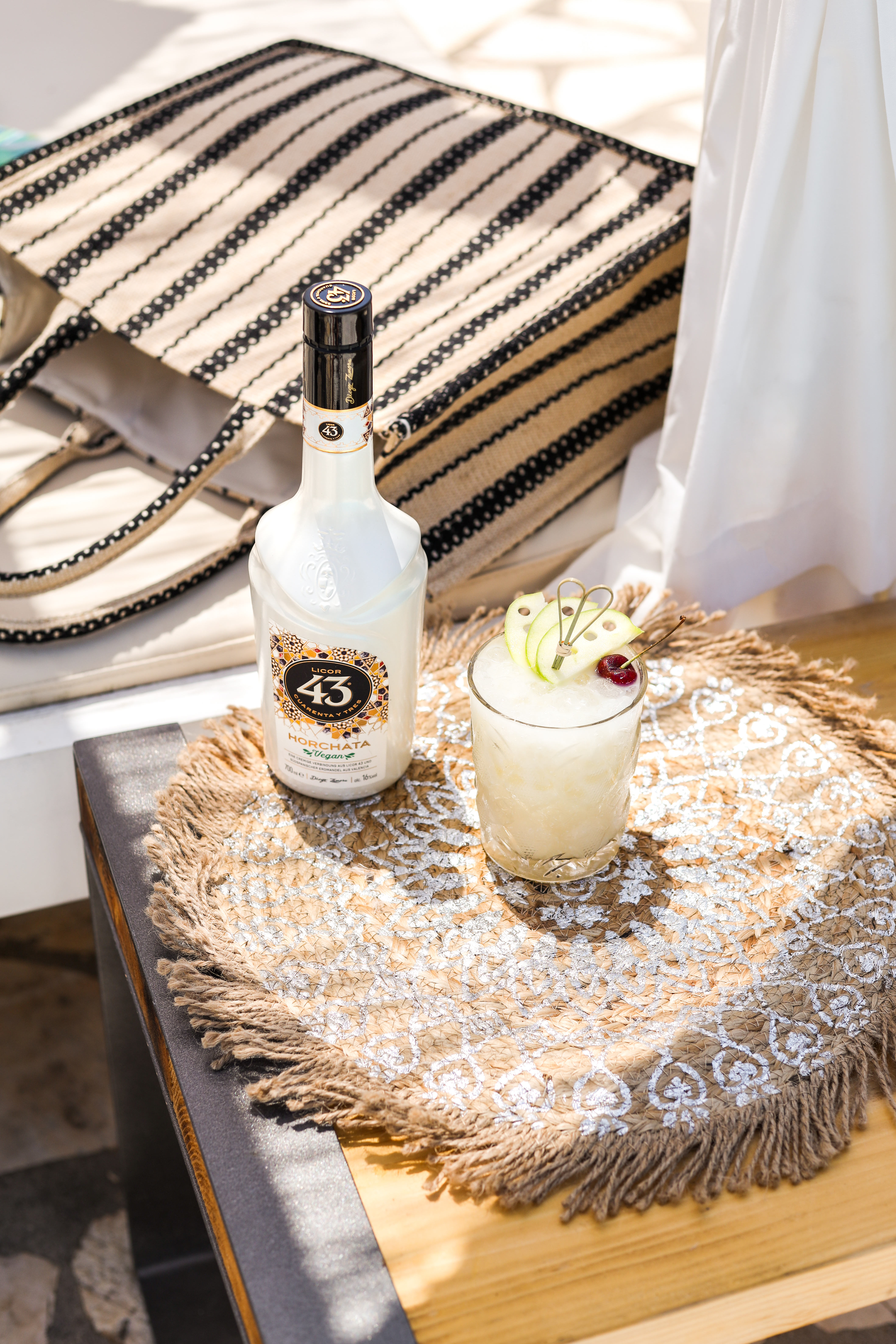 Licor 43 2er Set Horchata 2x 0,7L (16% Vol) Liquor Likör 43 Cuarenta y Tres Erdmandelmilch kombiniert mit Licor 43 Original.- [Enthält Sulfite]