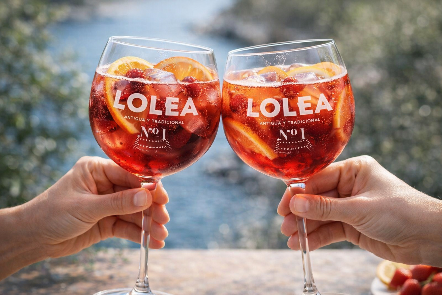 Lolea Sangria No.1 Stilglas Ballonglas – 4er Set Original Lolea Gläser