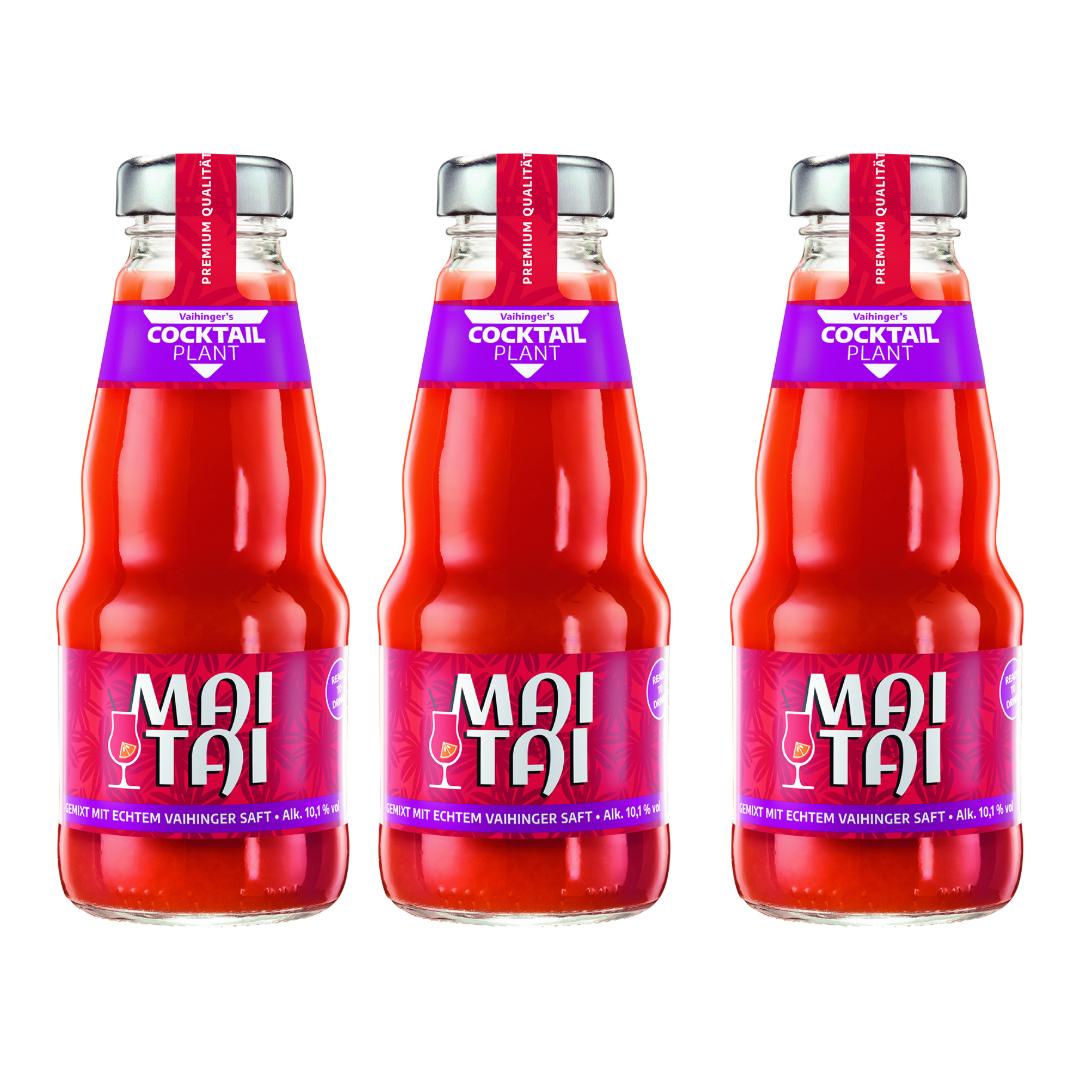 Cocktail Plant Mai Tai (10,1% Vol) 3x 0,2l = 0,6l - inkl. Pfand MEHRWEG- [Enthält Sulfite]