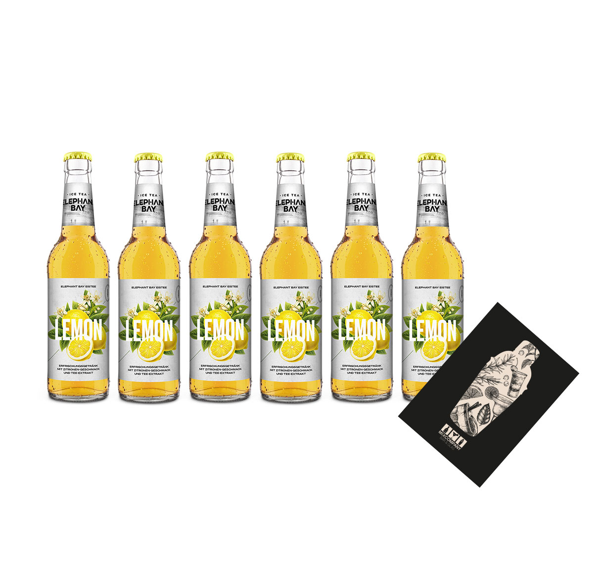 Elephant Bay ICE TEA Eistee Lemon Set - 6x Elephant Bay Lemon je 330ml inkl. Pfand - MEHRWEG