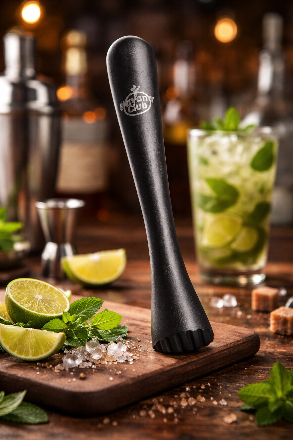 Havana Club Barstößel Schwarz – Original Cocktail Muddler für Mojito & Caipirinha