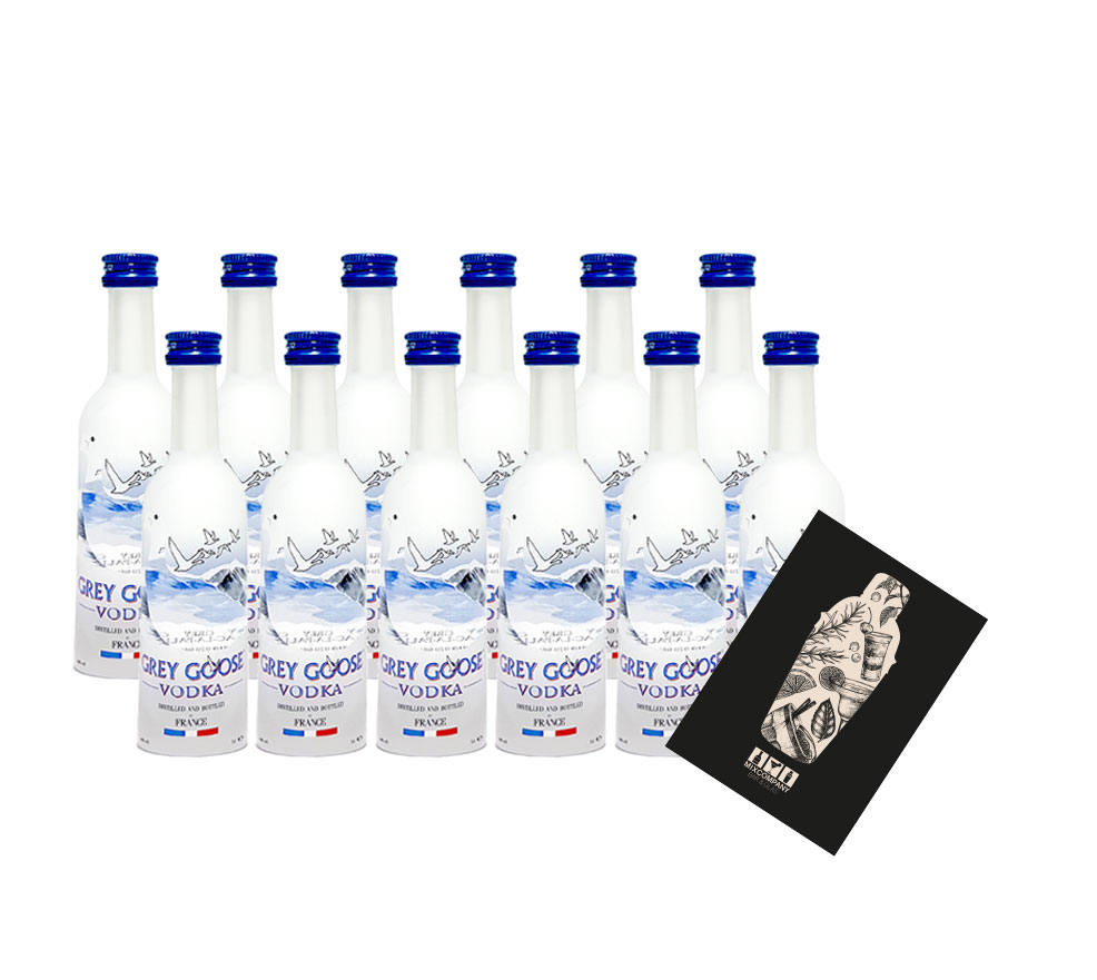 Grey Goose Vodka Minis - 12x 50ml (40% Vol)