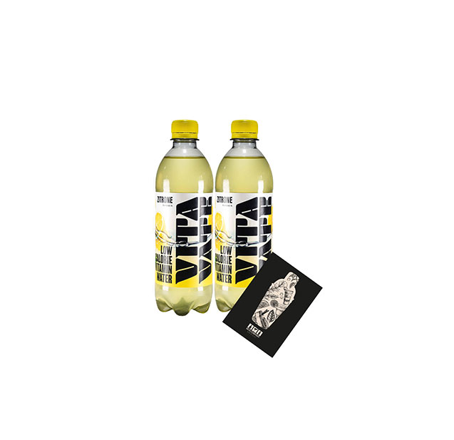 Vitavate Zitrone 2er Set 2x Lemon je 0,5L inkl. Pfand MEHRWEG von Twitch Streamern Elias Sidney Niklas 
