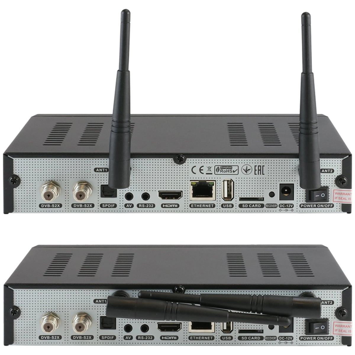 Octagon SF8008 V3 Supreme 4K UHD 2x DVB-S2X MS Twin Sat-Receiver 1TB SSD