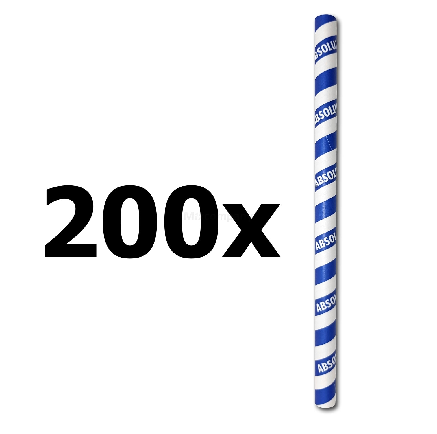 Absolut Vodka Cocktail Longdrink Strohhalm - 200er Packung