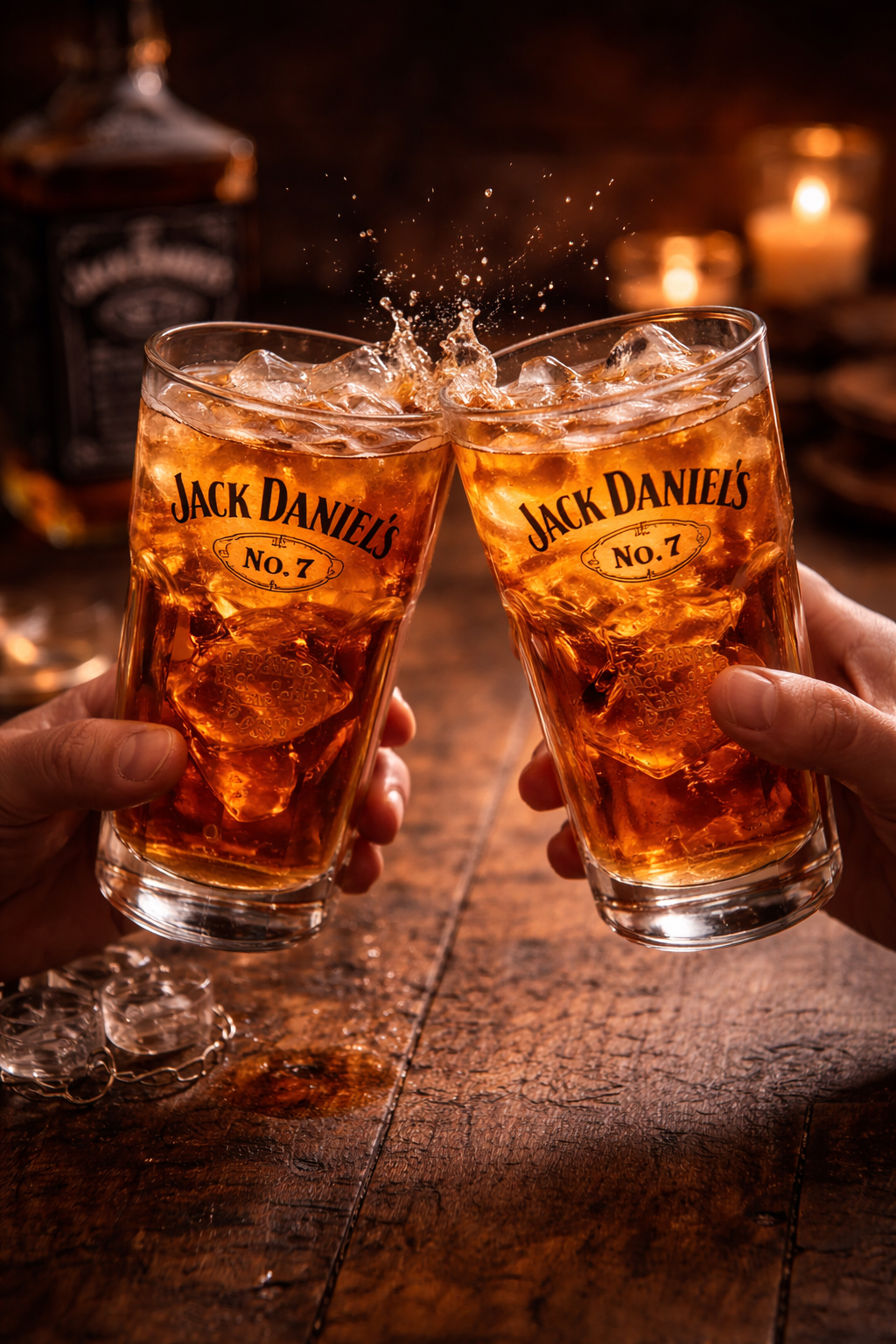 Jack Daniel’s Old No. 7 Longdrink Gläser 6er Set – 2 cl & 4 cl geeicht – Original Bar-Gläser mit Logo