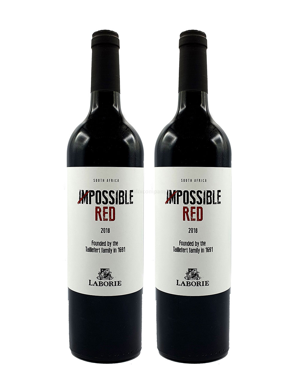 Laborie Rotwein 2er Set Impossible Red South Africa 2x 0,75L (14% Vol)-Jahrgang variierend