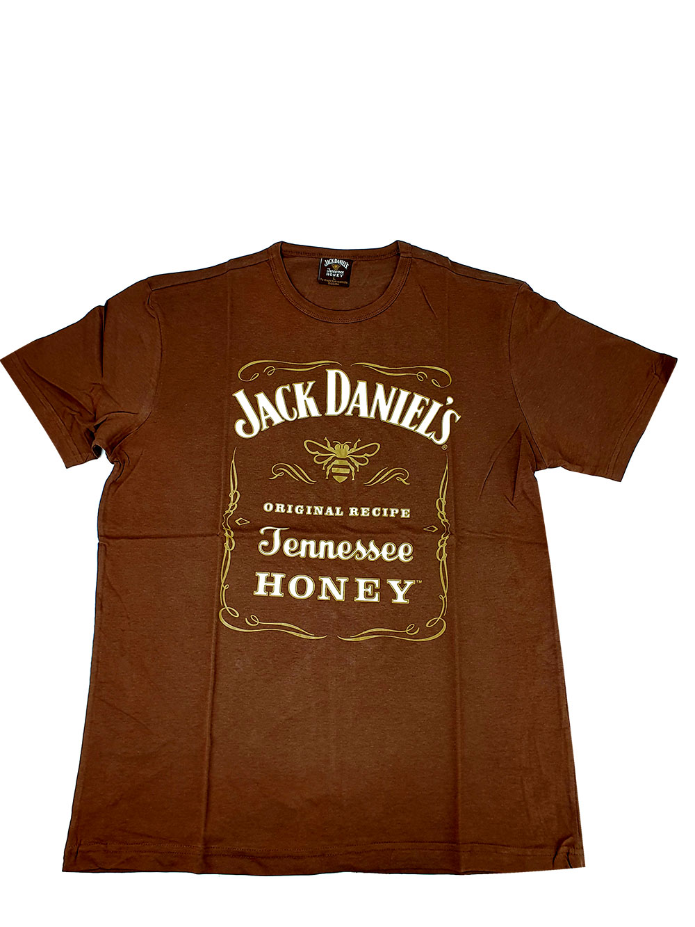 Jack Daniels Honey T-Shirt / Herren in Größe L / Baumwolle in braun