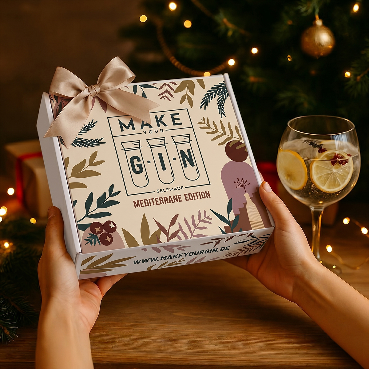 Make Your Gin - Mediterrane Edition mit 12 Botanicals, Safran & Kopi Luwak