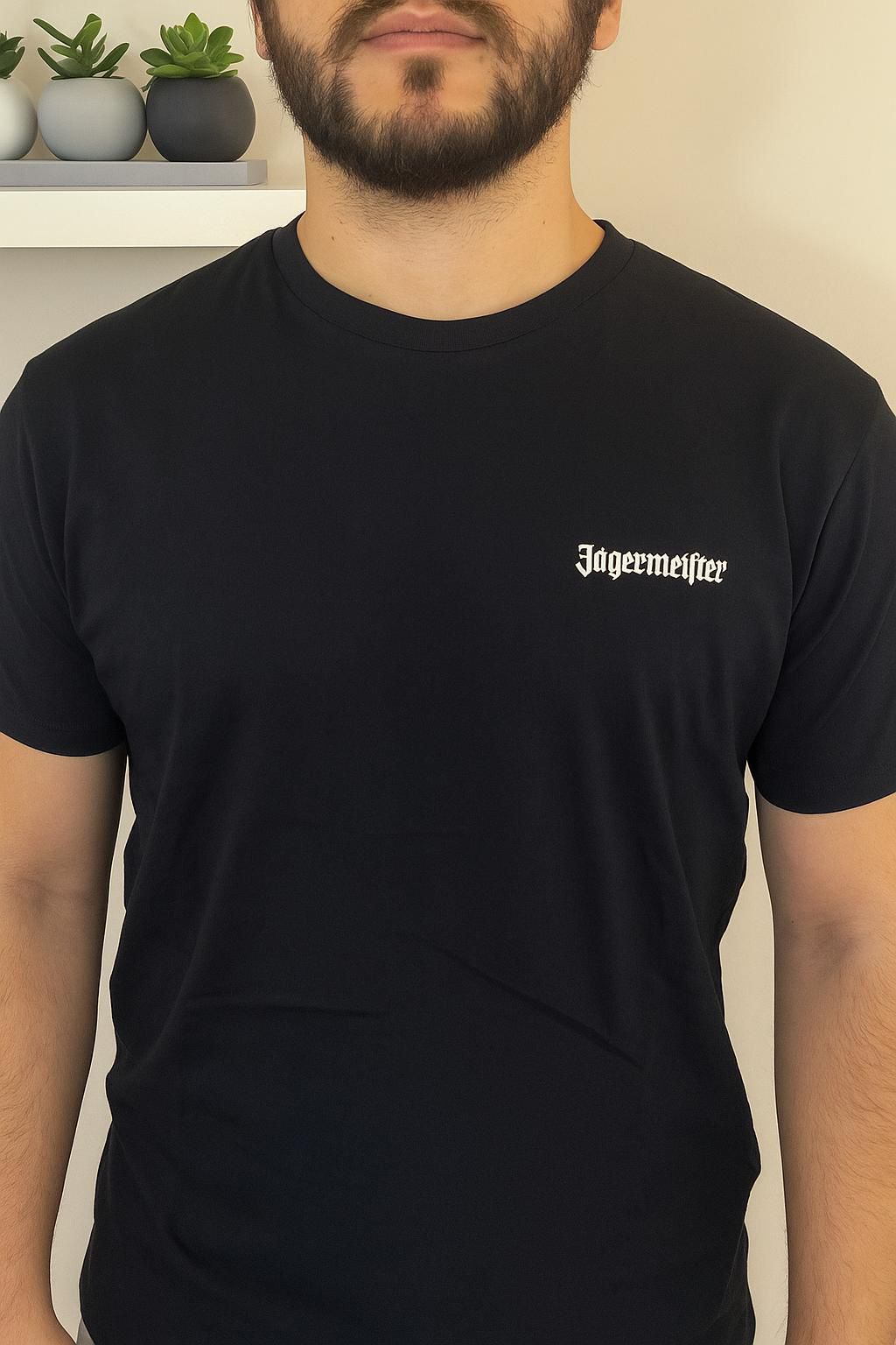 Jägermeister T-Shirt Schwarz Größe L – 5er Set – „This Is How We Tap.“ Original Crewwear