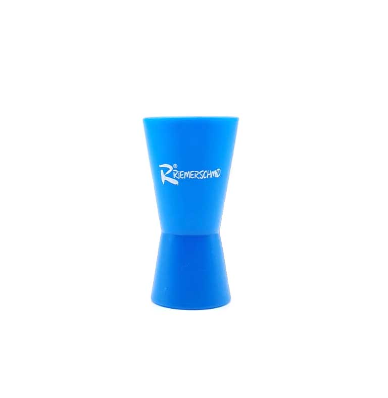 Riemerschmid Jigger Blau – Cocktail Messhilfe aus Hartplastik
