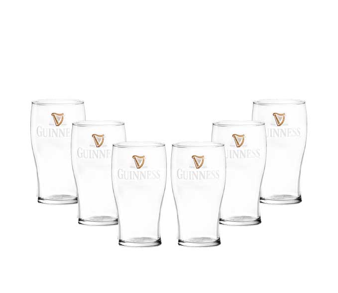 Guinness Gläser Set - 6X 0,2L geeicht