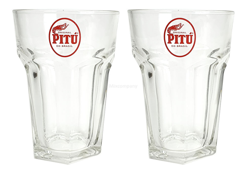 Pitu Cocktailglas - 0,5L / 500 ml Fassung - 2er Set XL Glas