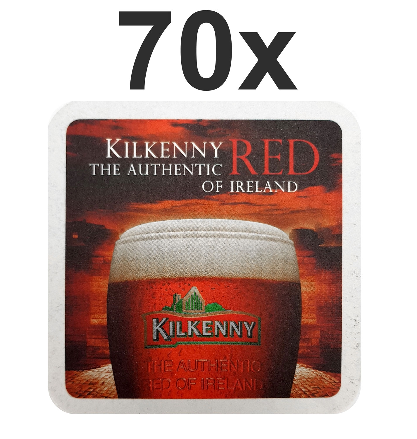 Kilkenny Bierdeckel Untersetzer Bierfilz - 70er Packung