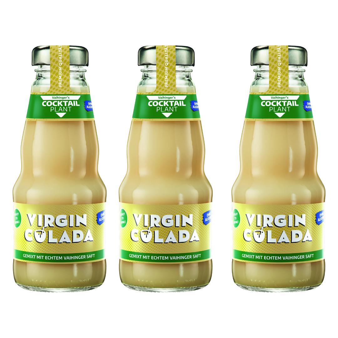 Cocktail Plant Virgin Colada Alkoholfrei 3x 0,2l = 0,6l - inkl. Pfand MEHRWEG