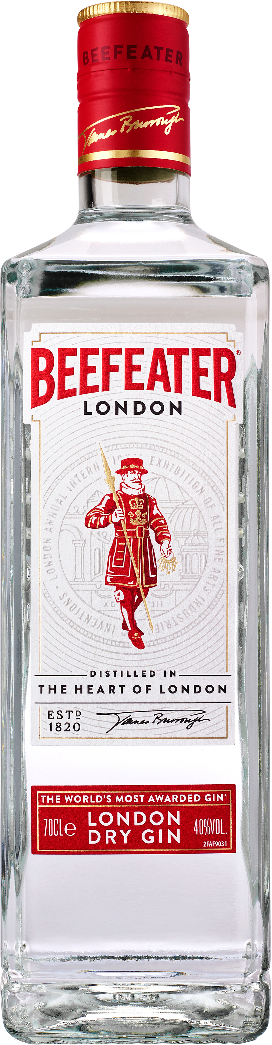 Beefeater London Dry Gin 0,7L (40% Vol)- [Enthält Sulfite]