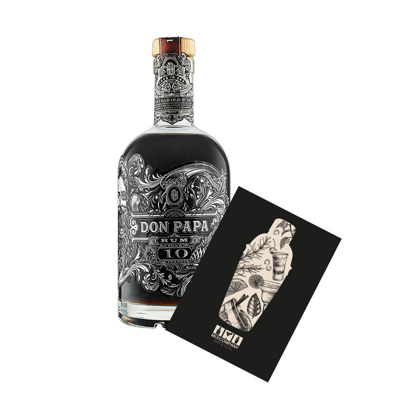 Don Papa Rum 10 Jahre 0,2L (43% vol) - Limited Edition 10 years aged 200ml- [Enthält Sulfite]