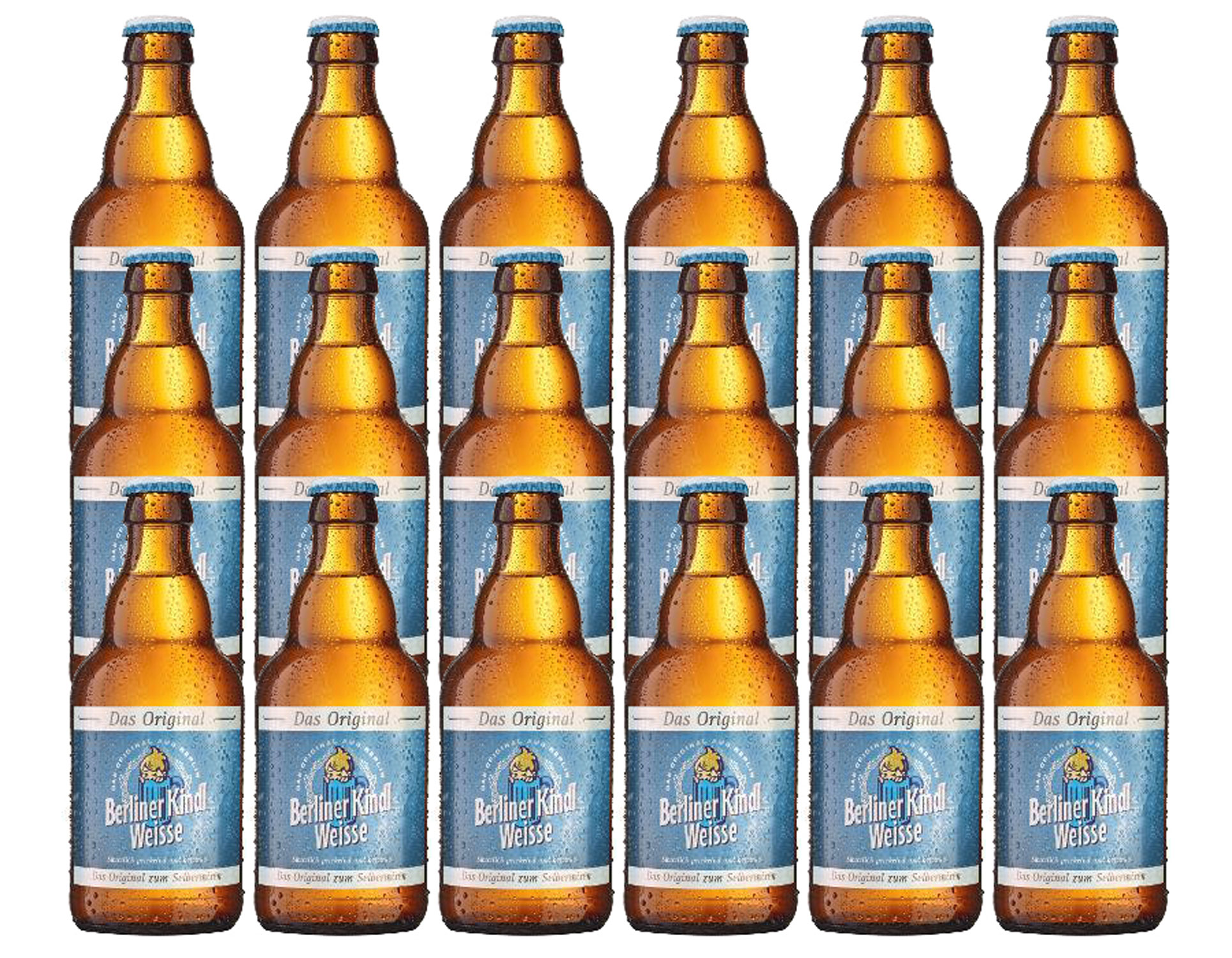 Berliner Kindl Weisse Bier Set - 18x 0,33L (3% Vol) - Inkl. Pfand MEHRWEG