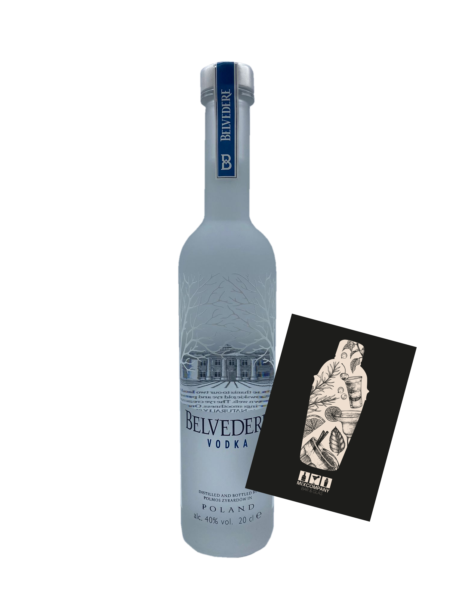 Belvedere Vodka 20 cl (40% Vol) Poland Wodka Vodka - [Enthält Sulfite]