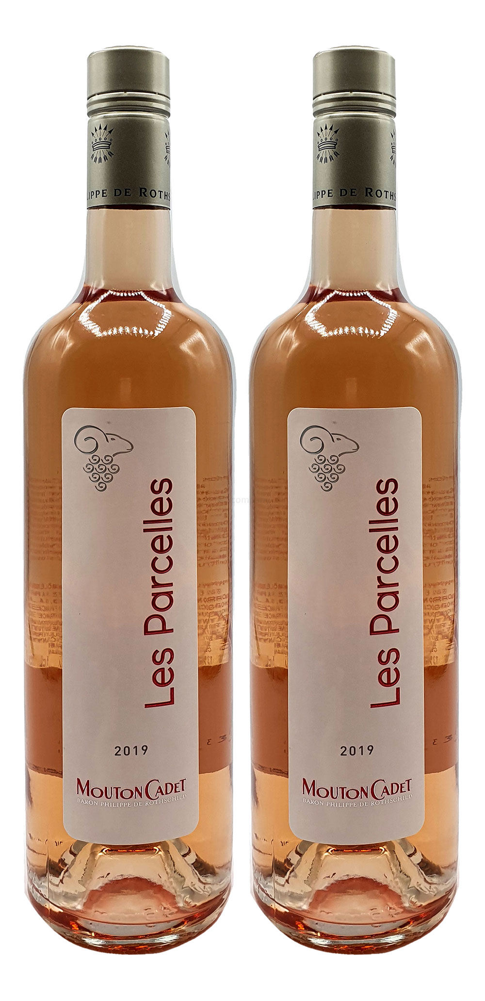 Rose Wein Set - 2x Les Parcelles Bordeaux 750ml (13% Vol)- [Enthält Sulfite]