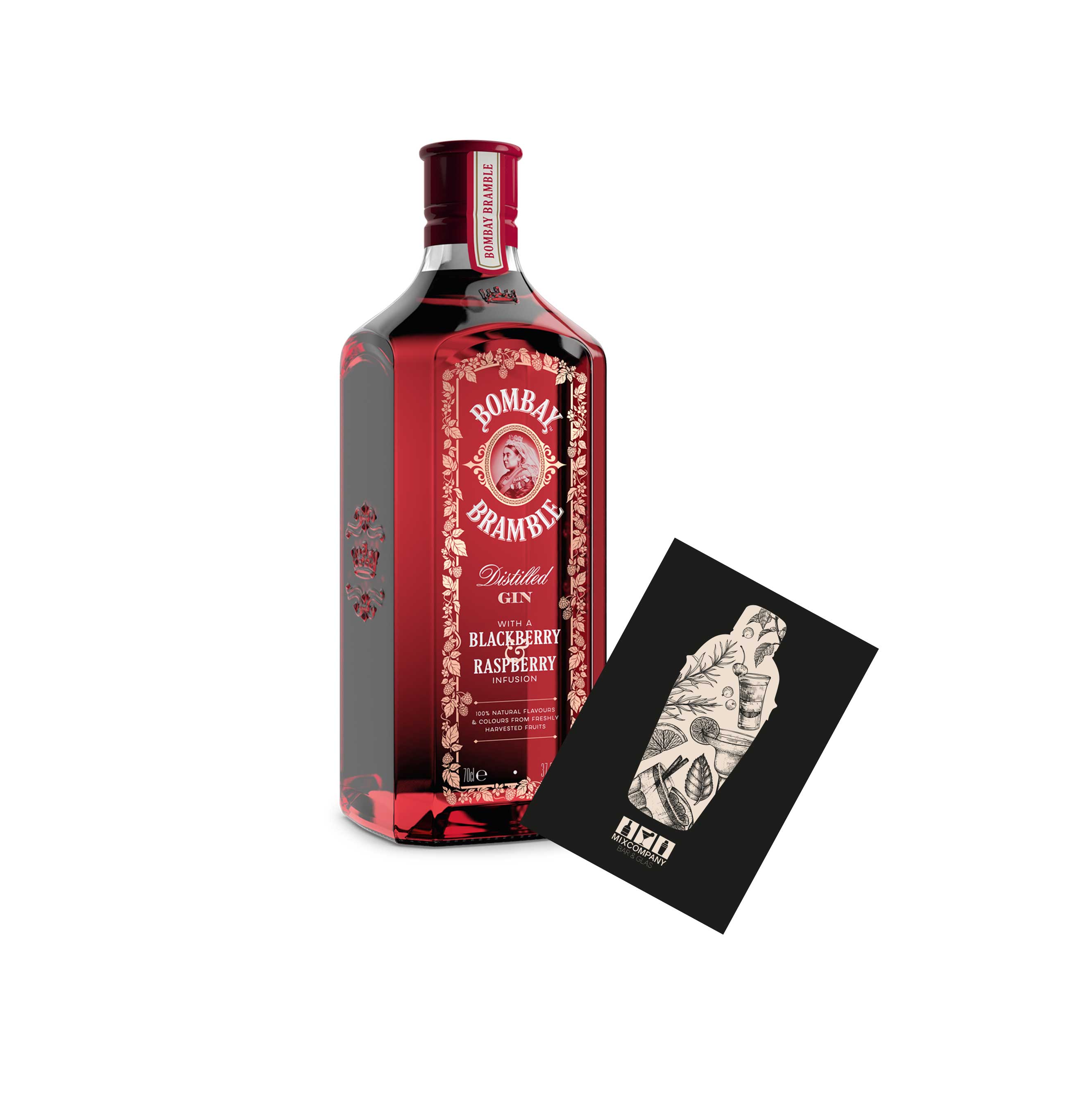 Bombay Bramble Distilled Gin 0,7L (37,5% vol) Blackberry + Raspberry Infusion- [Enthält Sulfite]