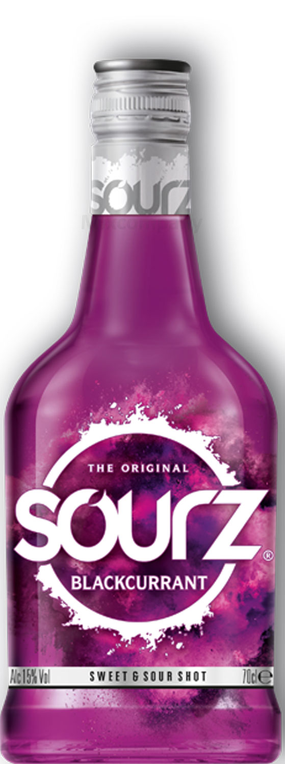 Sourz Blackcurrant Likör 0,7l 700ml (15% Vol) -[Enthält Sulfite]