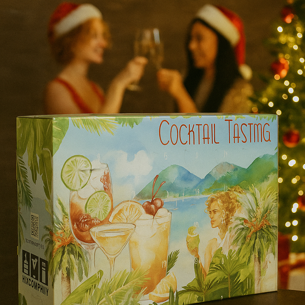 Cocktail Adventskalender – 24x Ready-to-Drink Cocktails von Shatler’s, Three Sixty, Pitú, Cocktail Plant, Dejavu & mehr | Premium Tasting Set mit Klassikern & Trend-Drinks – Mixcompany Edition