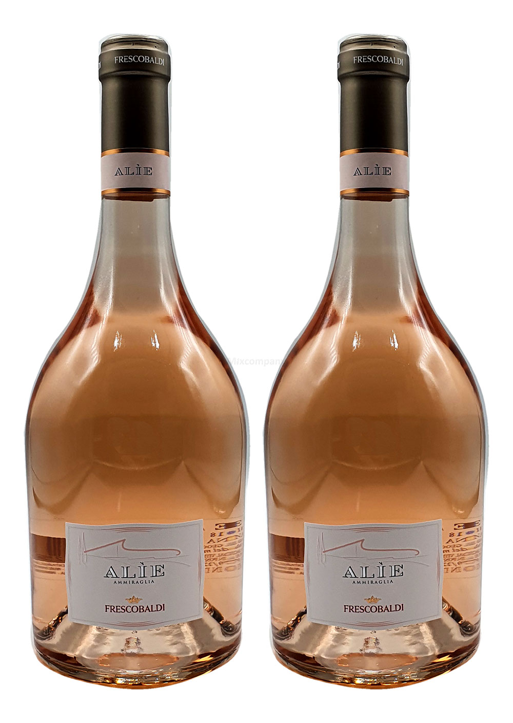 Rose Wein Set - 2x Alie Frescobaldi Rosé 750ml (12,5% Vol)- [Enthält Sulfite]