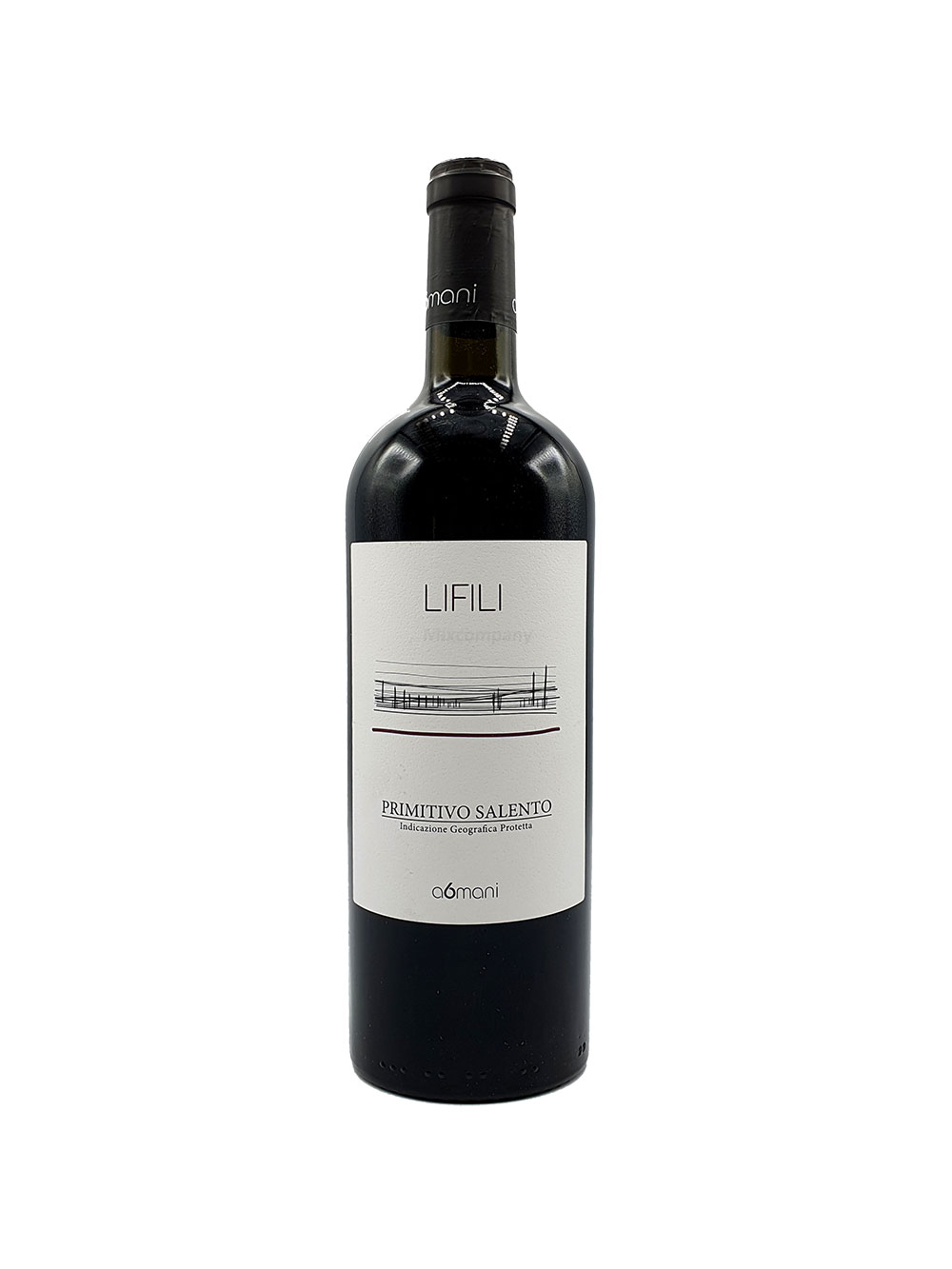 Lifili Primitivo Salento a6mani Rotwein 0,75L (13,5% Vol)- [Enthält Sulfite]