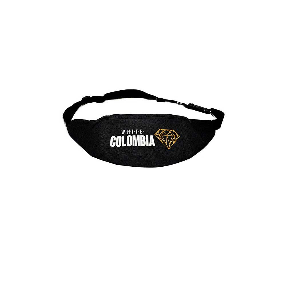 White Colombia 5x Bauchtasche 95% Polyester 5%Nylon Gürteltasche Bauchtasche Tasche m