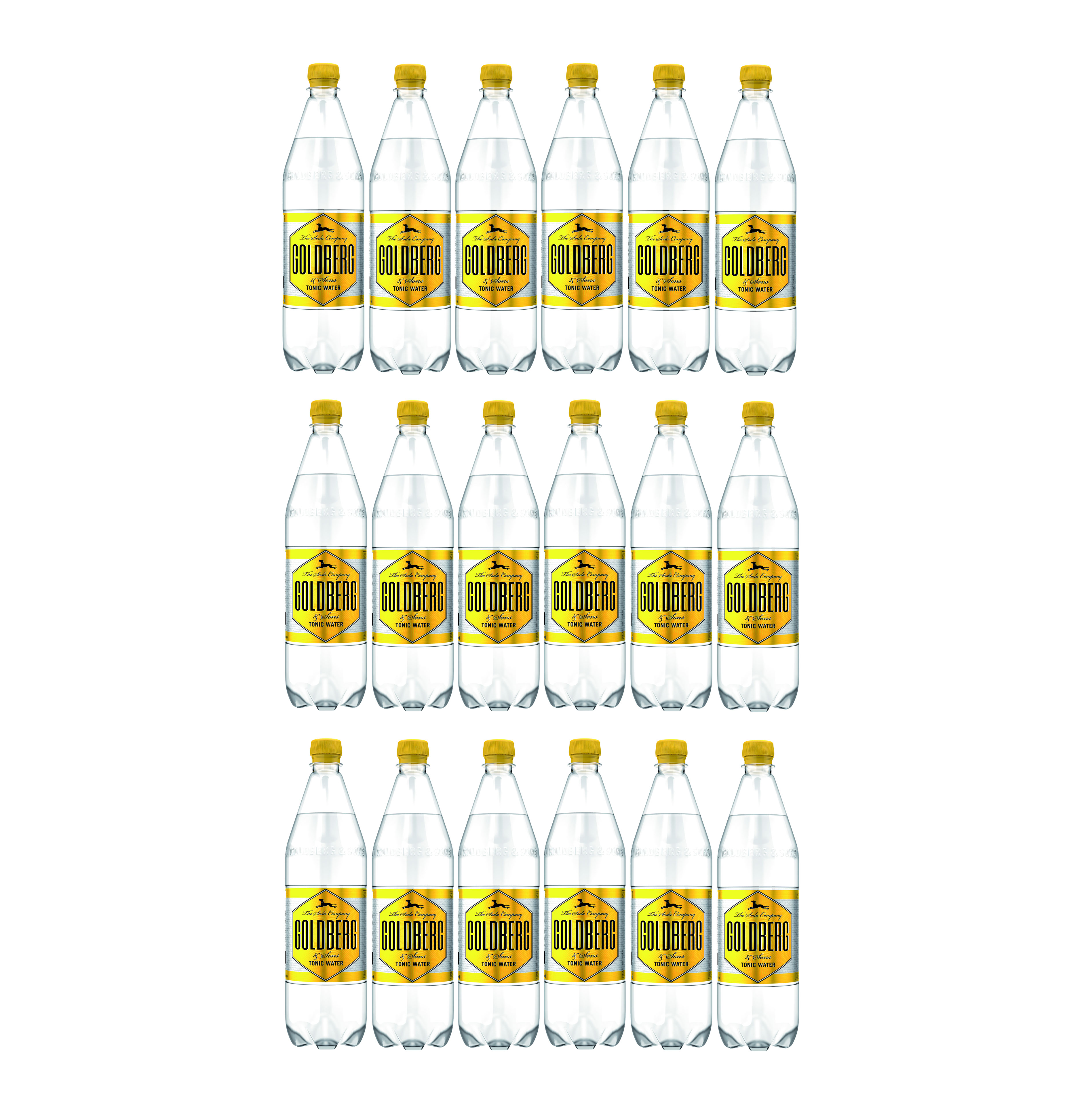 Goldberg 18er Set Tonic Water 18x1L inkl. Pfand MEHRWEG