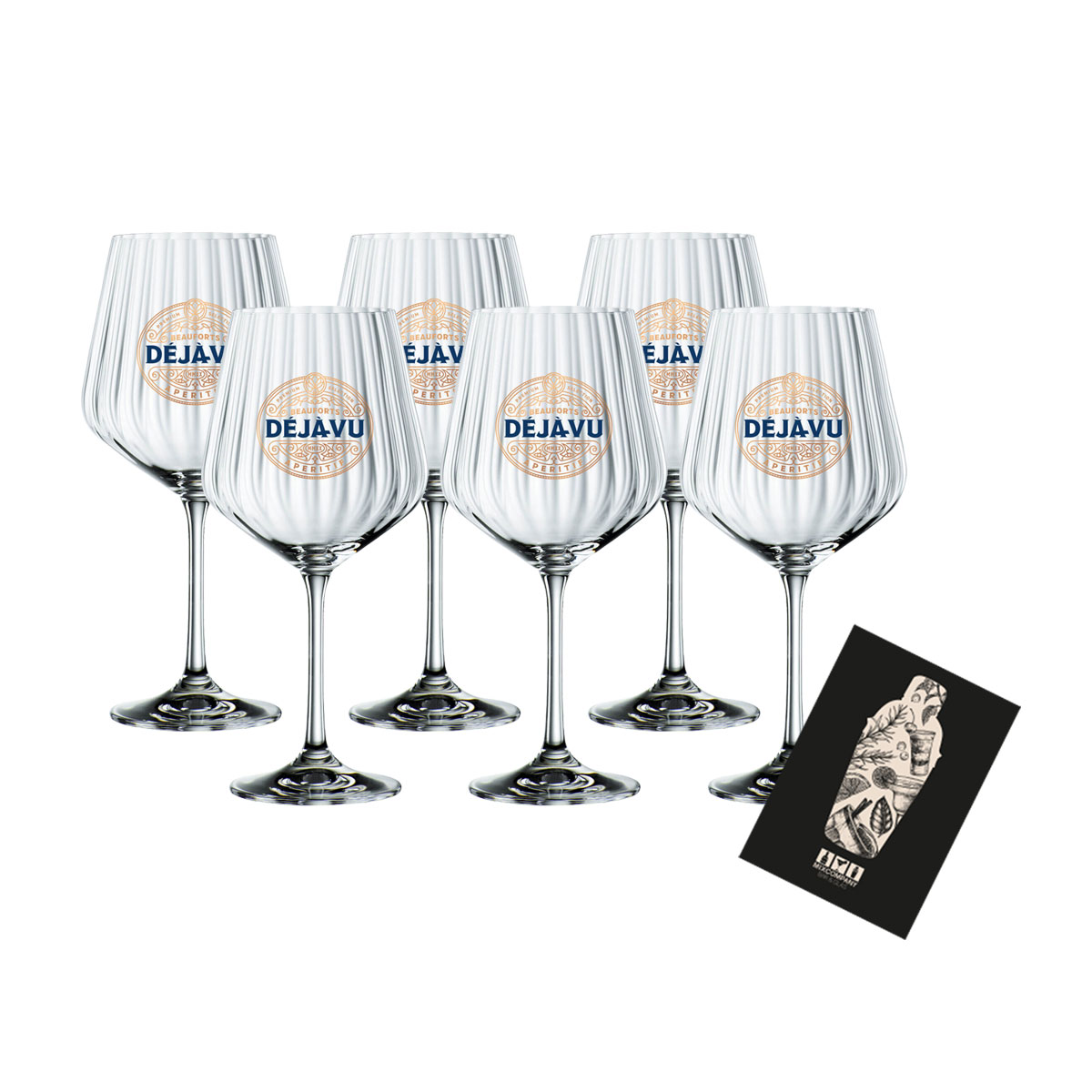 Deja Vu 6er Set Stilglas Aperitivo Aperitif Glas Gläser Déjà-Vu 