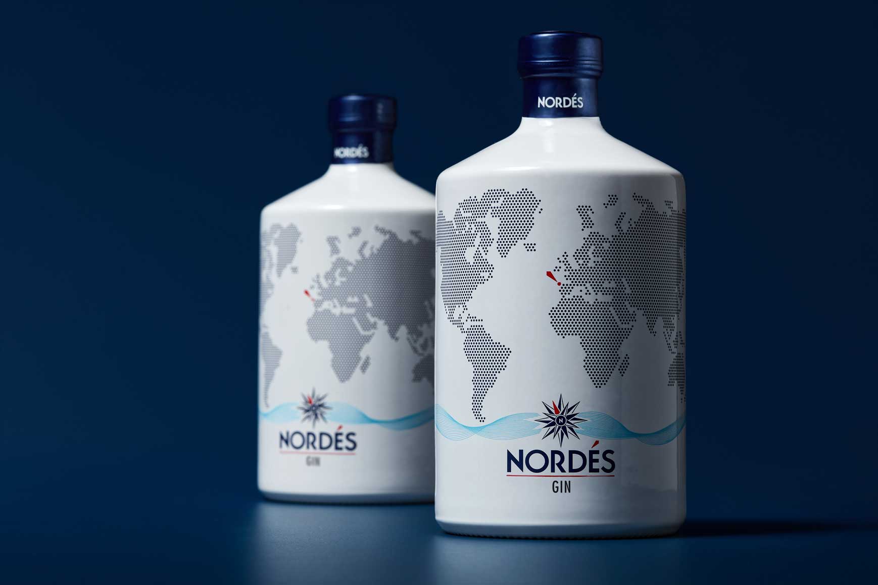 Nordes Atlantic Galician Gin aus Galizien 0,7l (40% Vol) + 6x Fever-Tree Mediterranean Tonic Water 0,2 MEHRWEG inkl. Pfand- [Enthält Sulfite]