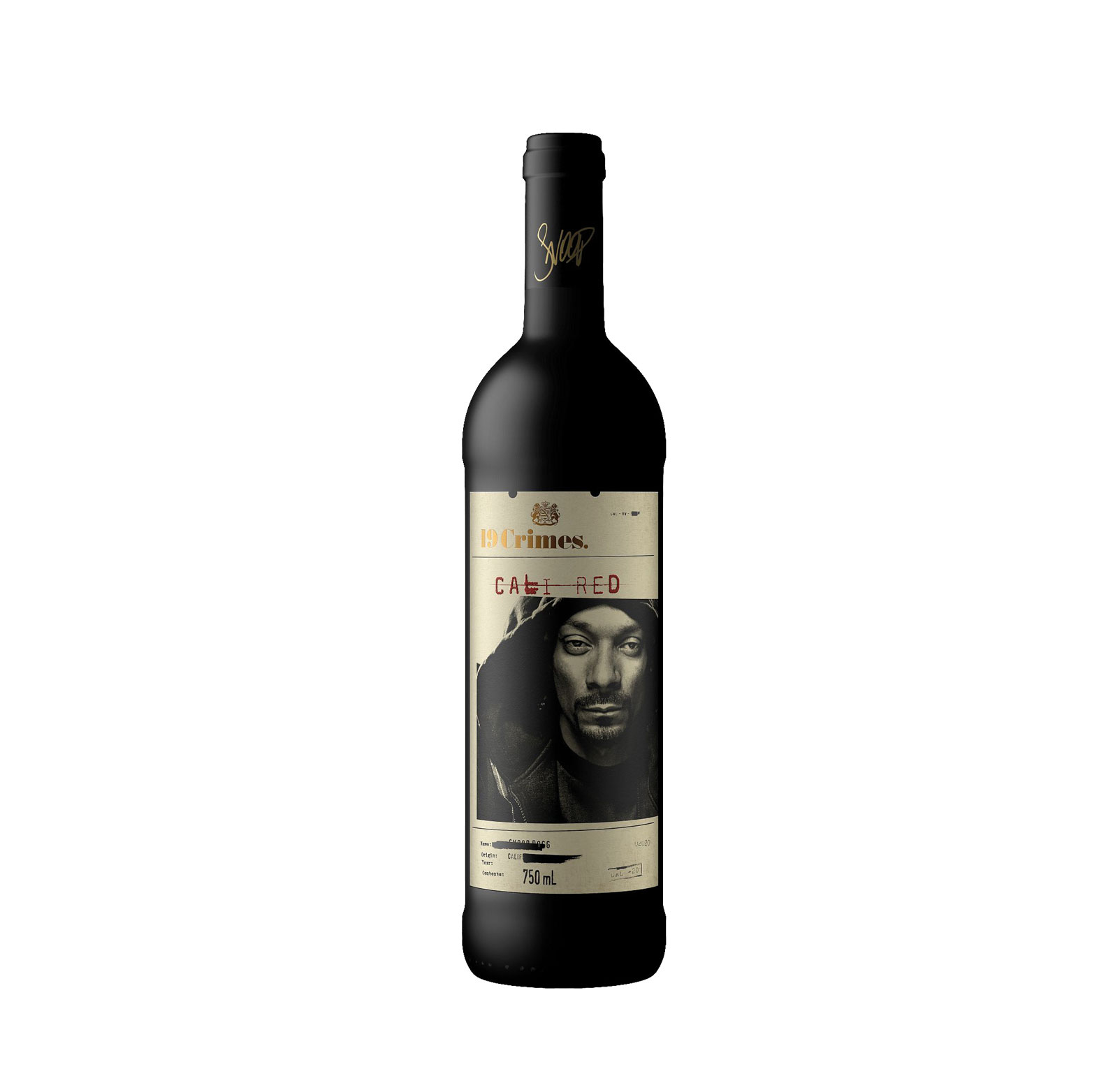 Snoop Dogg Cali Red Rotwein 0,75L (13% Vol) 19 Crimes Kalifornien Rotwein von Snoop Dogg- [Enthält Sulfite]