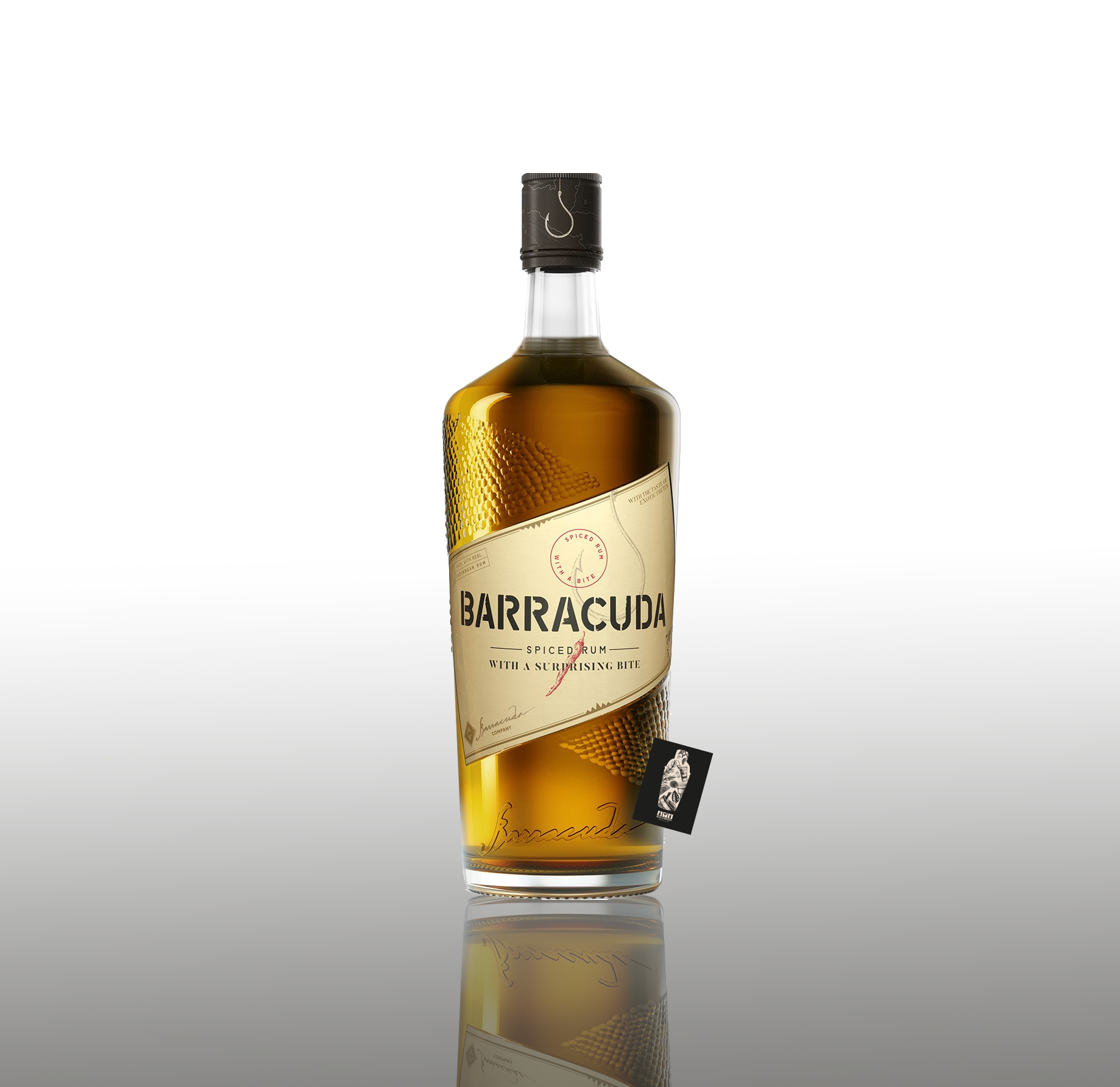 Barracuda Spiced Rum Spirituose aus Deutschland 0,7l (35% vol.)- [Enthält Sulfite]