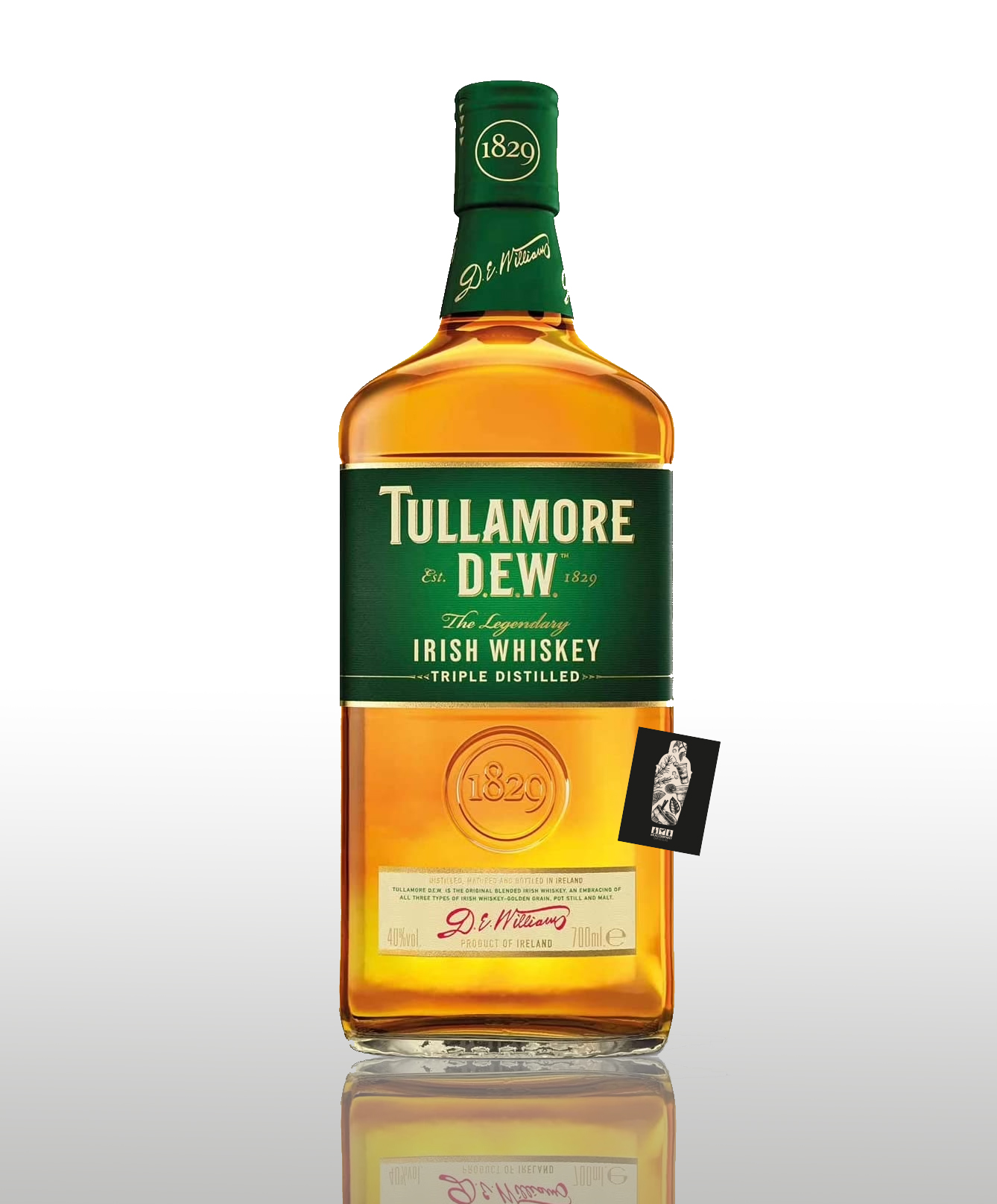 Tullamore Dew Blended Irish Whiskey 0,7l 40% VOL- Plus 1x Tullamore Nosing Glas [Enthält Sulfite]