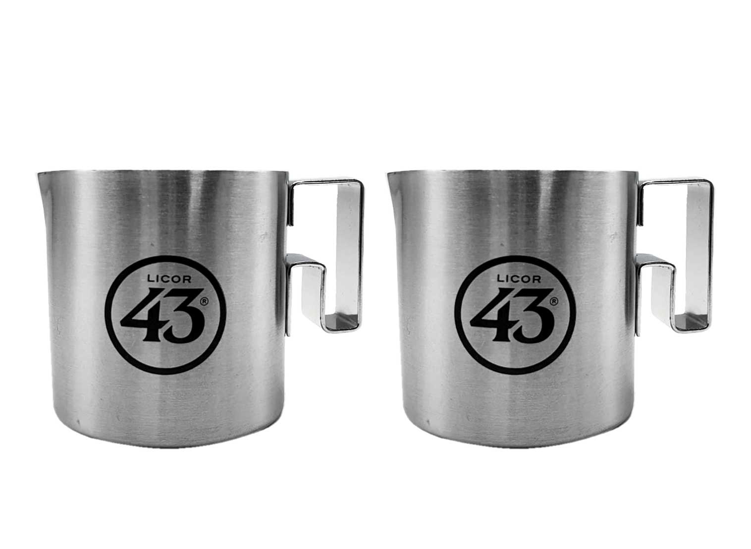 Licor 43 Espresso Kännchen 2er Set Mini Kanne Edelstahl Likör Liquor 43er