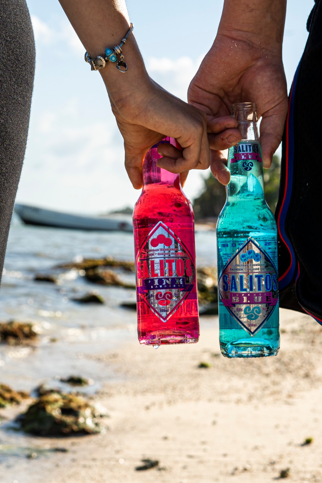 Salitos 12er Set Bier Salitos Pink Beer 12x 0,33L (5% Vol) inkl. Pfand MEHRWEG mit Mixcompany Grußkarte- [Enthält Sulfite]