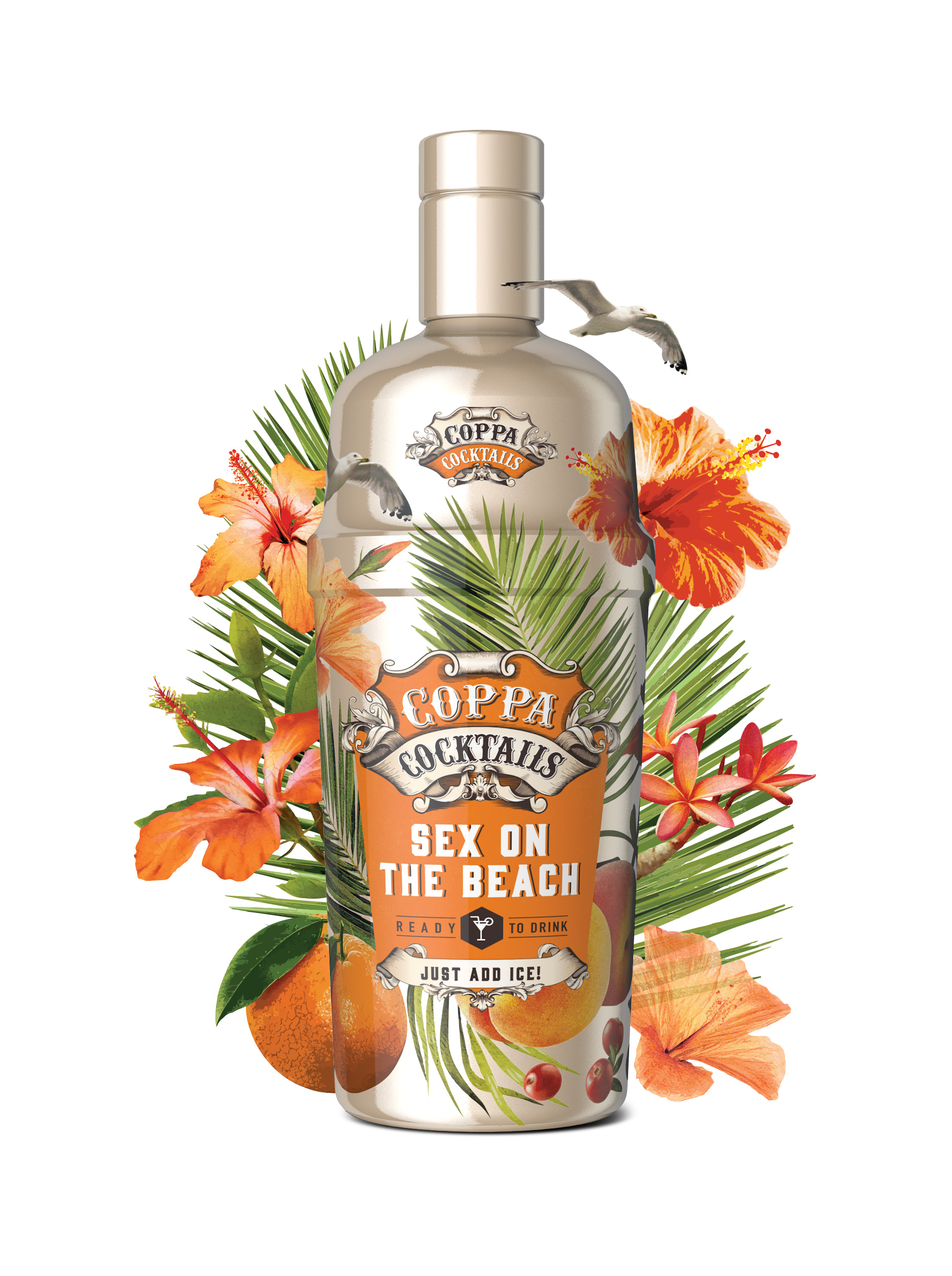 Coppa Cocktails - Sex on the Beach 0,7L 10% Vol.  Ready to drink Cocktail - [Enthält Sulfite]