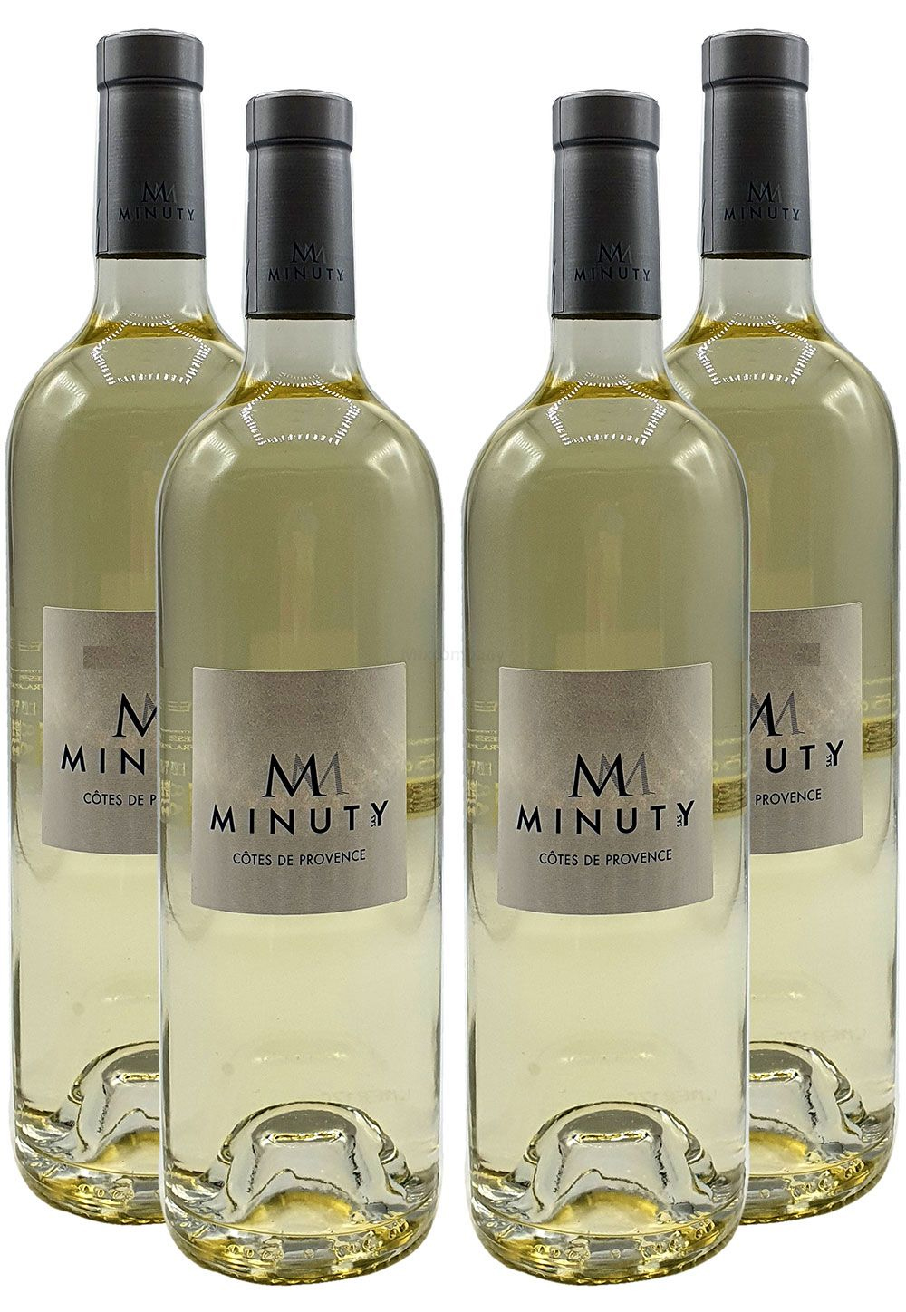 Weißwein Set - 4x M Minuty Côtes de Provence Blanc 750ml (13% Vol)- [Enthält Sulfite]