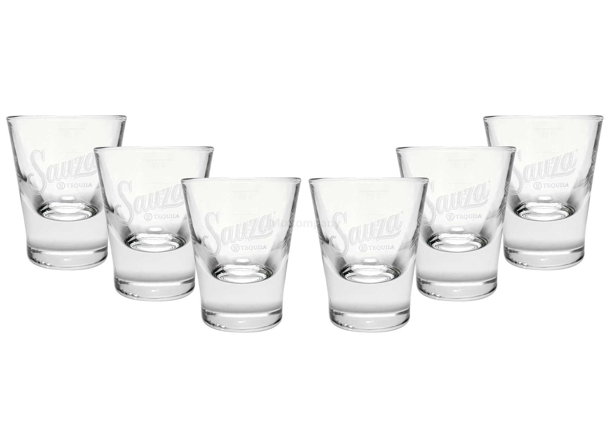 Sauza Shotglas Shotgläser - 6 Stück Glas Schnapsglas 