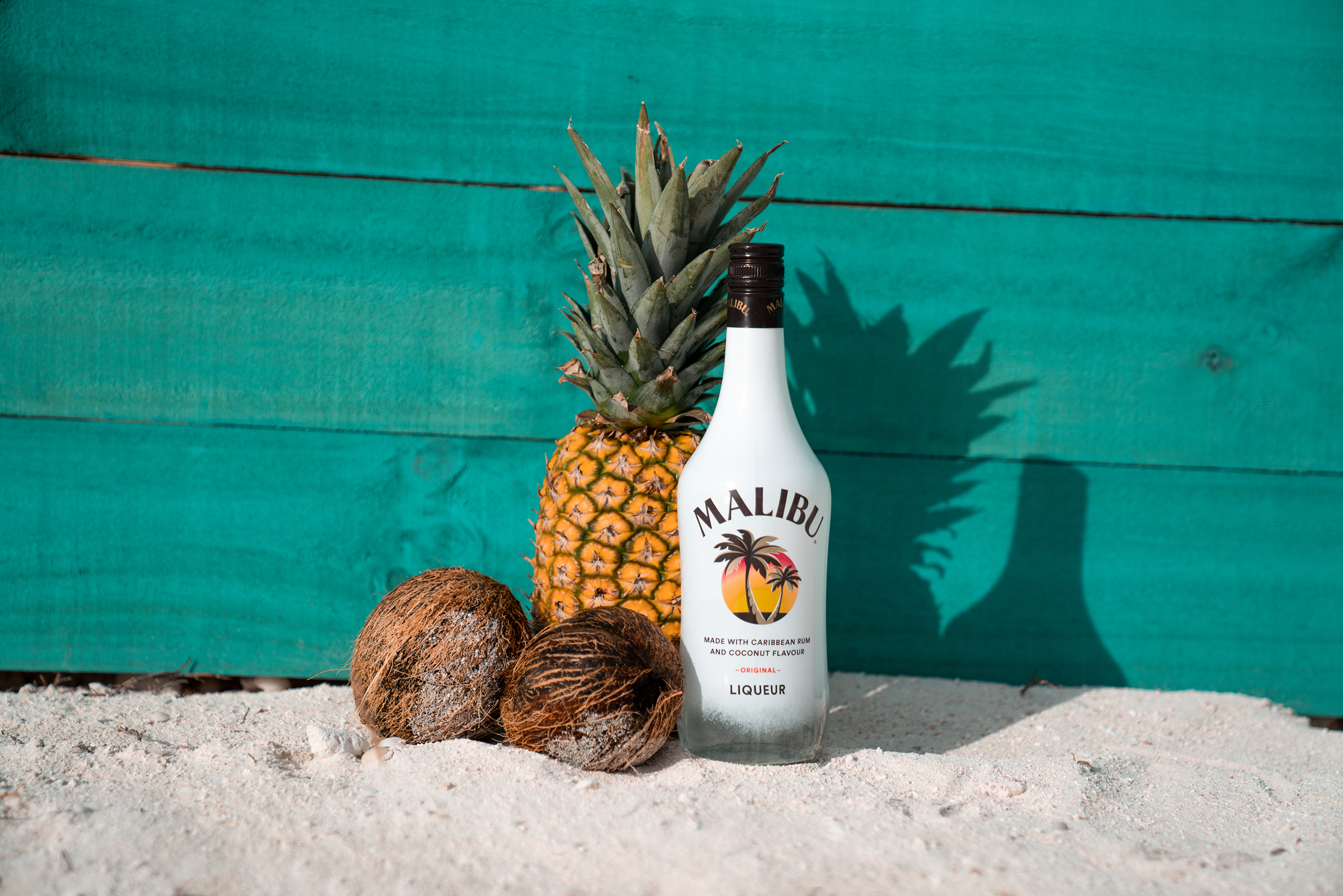 Malibu Kokosnusslikör 6er Set 0,7L (21% Vol) Caribbean Rum Coconut Liqueur- [Enthält Sulfite]