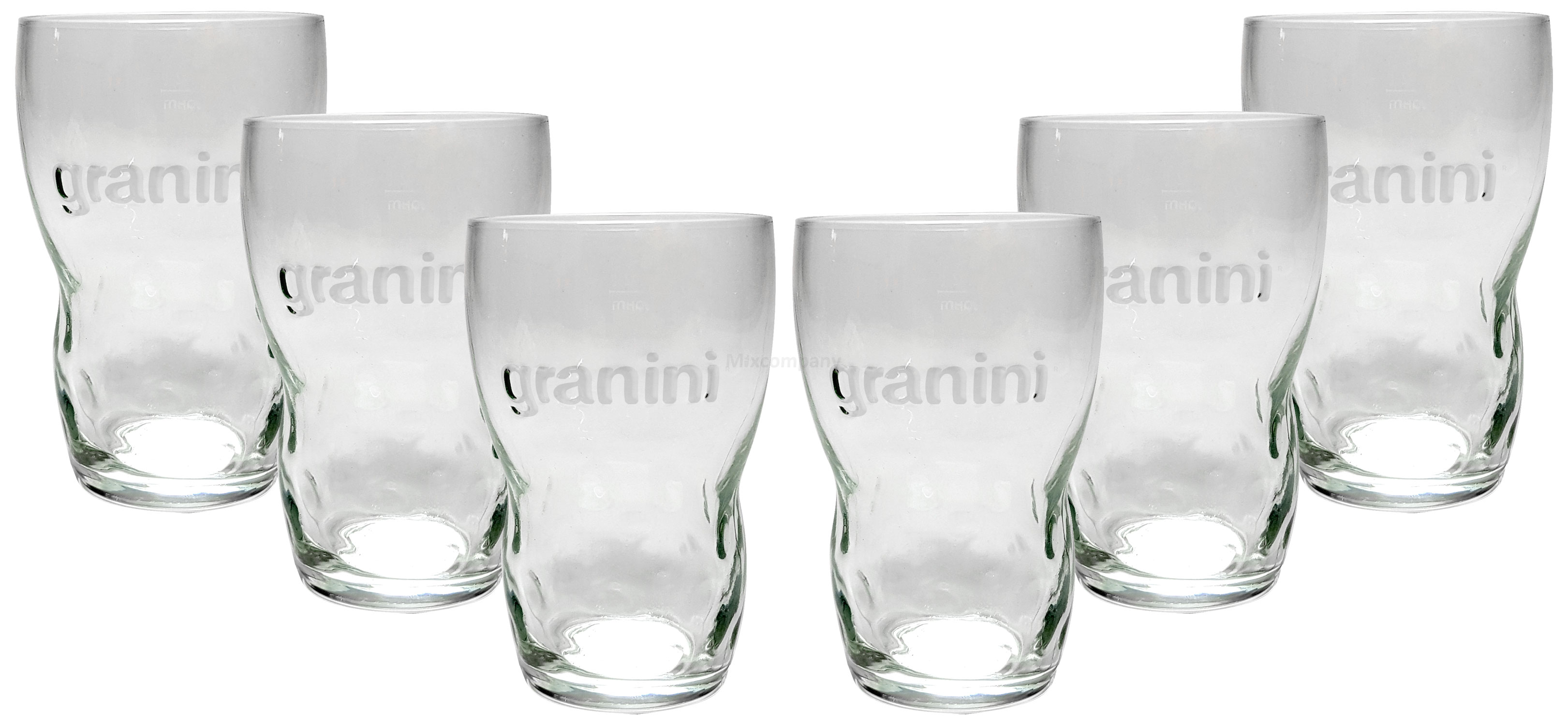 GRANINI Trinkglas Saftglas Wasserglas Limoglas Schorleglas Gläser - 6x 0,3l