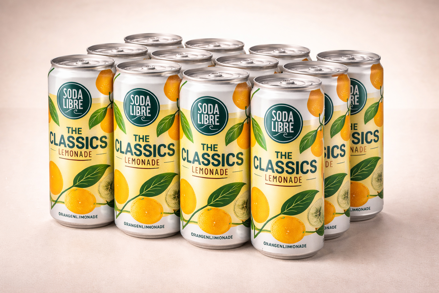 Lemonade Soda Libre The Classics Lemonade Orangenlimonade 12 x 330 ml Dose inkl. Pfand EINWEG
