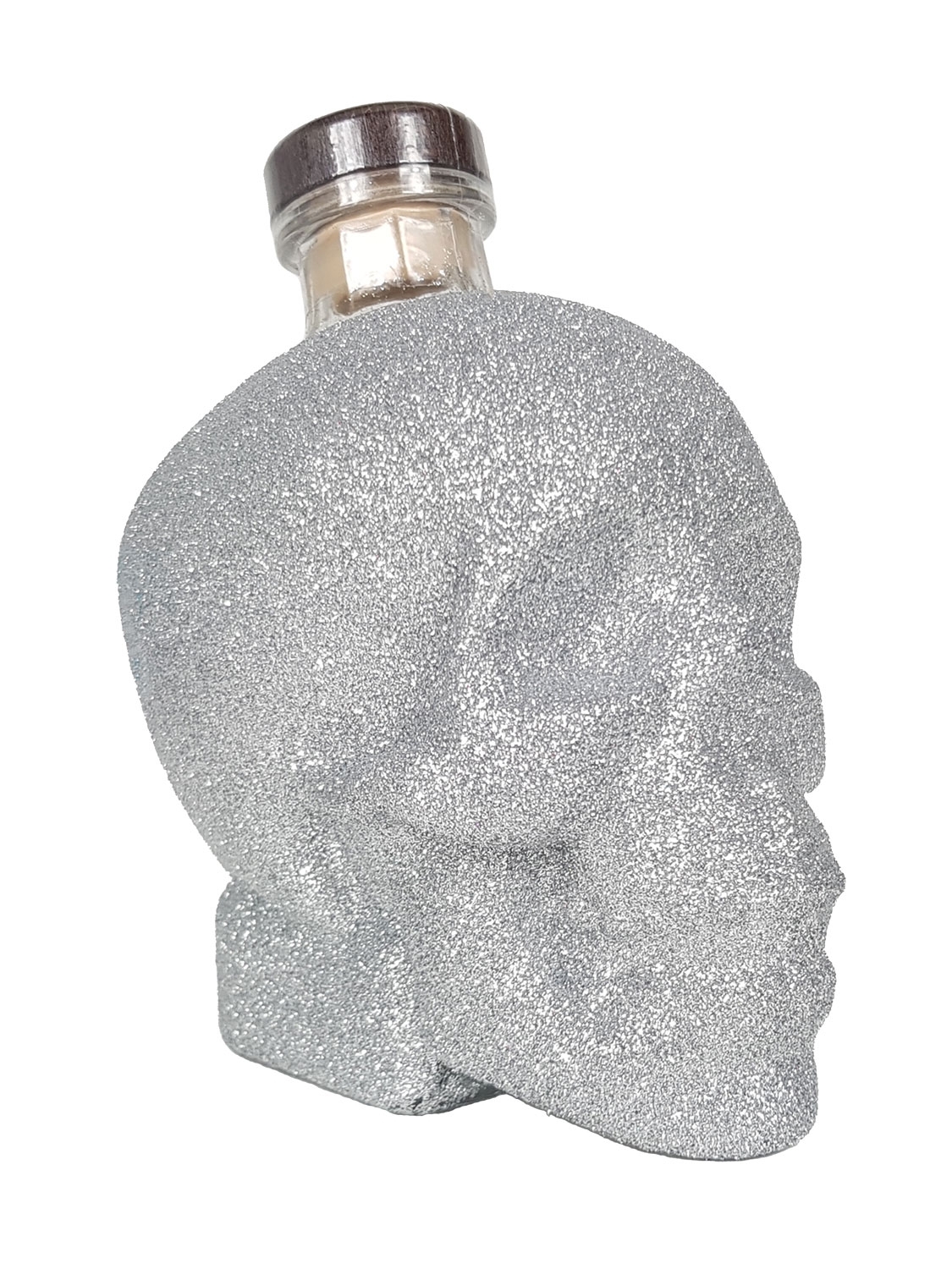Crystal Head Vodka 0,7l 700ml (40% Vol) Bling Bling Glitzerflasche in silber -[Enthält Sulfite]