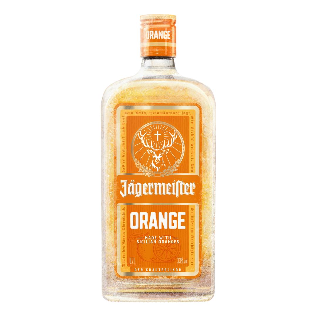 Jägermeister Orange 0,7L – Fruchtiger Kräuterlikör mit sizilianischer Orange (33% Vol.)- [Enthält Sulfite]